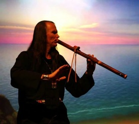 John Two-Hawks plays the Native American Flute in concert